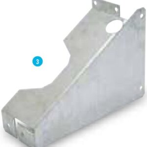 Support de patin et réservoir côté droit pour DP120 Ifor Williams C12032