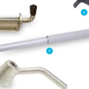 Boulon à œil de fixation de rampe M14 Ifor Williams P10885