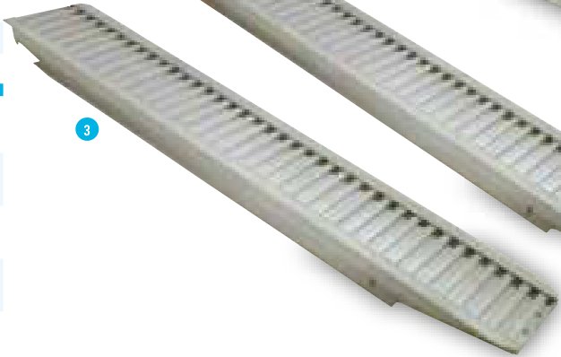 Paire de patins de chargement légers en aluminium 1,8m Ifor Williams KX5596