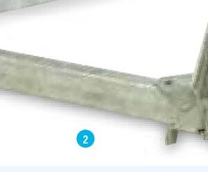 Traverse de suspension avant Ifor Williams AS0940A