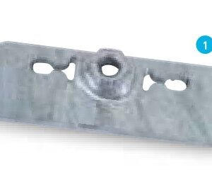 Support de fixation pour poteau central Ifor Williams AS2554