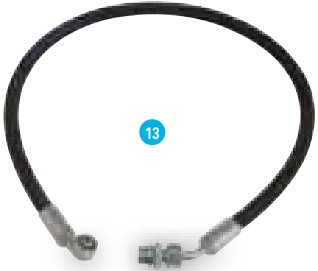 Kit tuyau hydraulique et raccords Ifor Williams AS7286