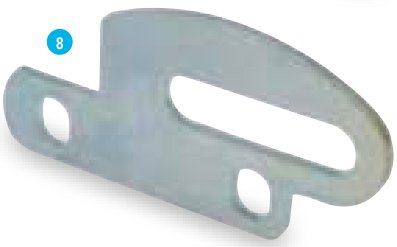 Guide en nylon de cloison Ifor Williams C17095