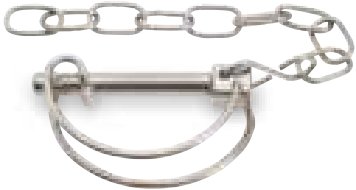 Goupille en acier inoxydable Ifor Williams P1098