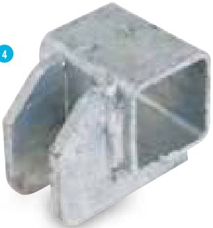 Support central de patin Ifor Williams AS2646