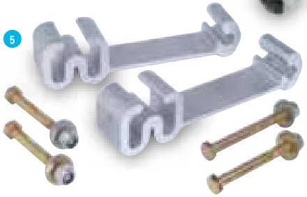 Kit surélévation attelage 48mm Ifor Williams KX35327