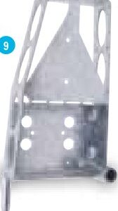 Barre de pivot de support de feu Ifor Williams C01703