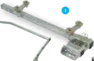 Support de treuil CT136 Ifor Williams KX5528