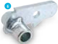 Ensemble de verrou de porte Ifor Williams AS0258