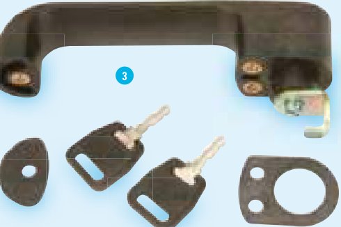 Assemblage de barre de verrouillage Ifor Williams AS0266