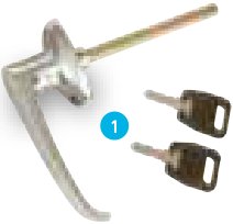 Kit roue jockey Ifor Williams KX8615