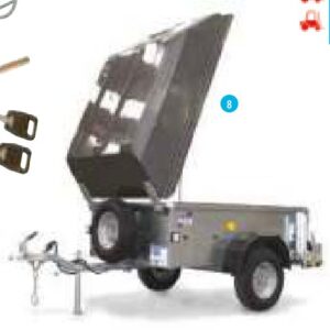 Kit béquille avant Ifor Williams KX8613