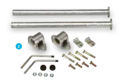 Kit béquille Ifor Williams KX0225