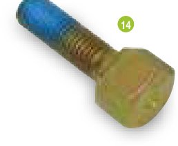 Boulon de réglage M10 40mm Ifor Williams P00040