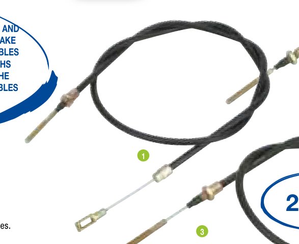 Câble de frein Ifor Williams P0142