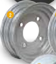 Centre de roue 3.50BX10 Ifor Williams P0804