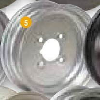 Centre de roue 3.5 x 10 Ifor Williams P0810