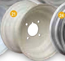 Centre de roue 500F x 16 » non ventilé Ifor Williams P0808
