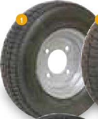 Roue complète 145R10 8PR Ifor Williams P0815