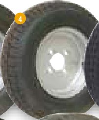 Roue complète 145R10/HG58S Ifor Williams P0845