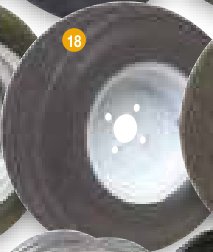 Roue complète 20.5 x 8-10 4PR Ifor Williams P0867