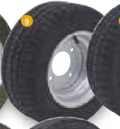 Roue complète 195/55R10C Ifor Williams P0876