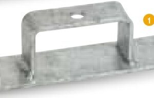 Support de roue de secours pour anciens modèles Ifor Williams AS0013