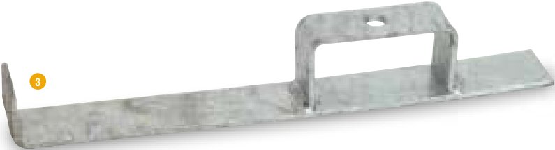 Support de roue de secours pour GD Imperial, TT105G, TT126G, P6G & P8G Ifor Williams AS5100