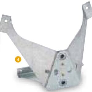 Support de roue de secours pour P5e,P6e,P7e,P8e,P6b,P7b & P8b avec roues 10 », 13 » & flottantes Ifor Williams AS5106