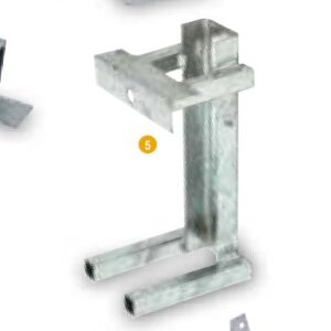 Support de roue de secours déporté pour flatbed avec treuil Ifor Williams AS5539