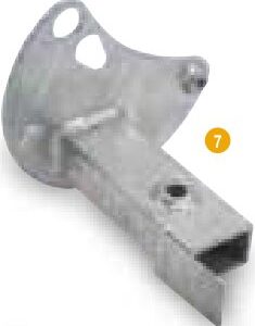 Support de roue de secours pour TB avec roues 12 » Ifor Williams AS7028