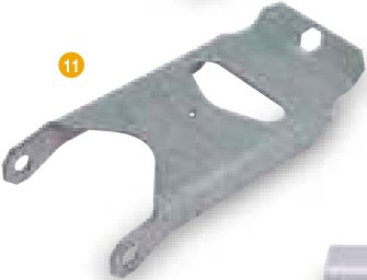 Support de roue de secours pour Eurolight Ifor Williams C12766