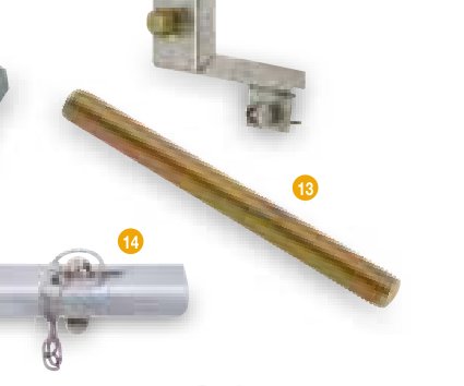 Support de roue de secours verrouillable Ifor Williams KX0795