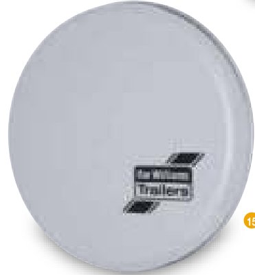 Couvercle de roue de secours rigide Ifor Williams P0885-SVR