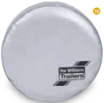 Couvercle de roue de secours Ifor Williams P4084