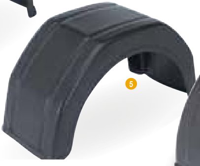Garde-boue simple Ifor Williams P0605