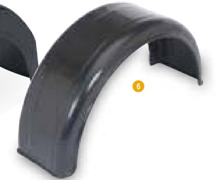 Garde-boue simple Ifor Williams P0608