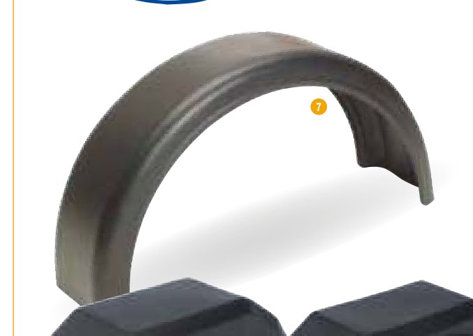 Garde-boue simple Ifor Williams P0610