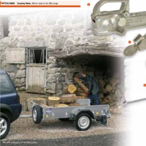Tête d&rsquo;attelage 750kg 50mm à verrou coulissant Ifor Williams P0150
