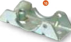 Collier extérieur pour roue jockey sur tête d&rsquo;attelage 251S Ifor Williams P0548