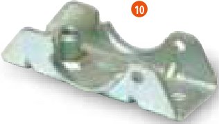 Collier extérieur pour roue jockey sur tête d’attelage 251S Ifor Williams P0548