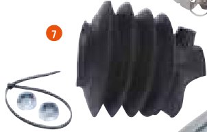 Soufflet pour tête d’attelage HU3HE Ifor Williams P0253