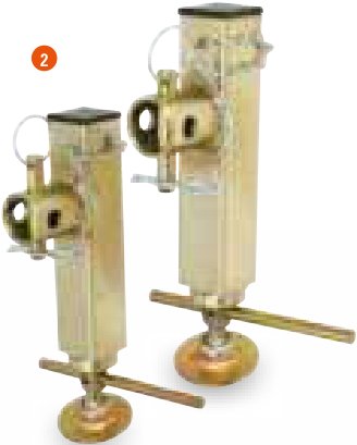 Kit béquilles pliantes Ifor Williams KX6316