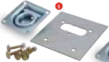 Kit anneau d’arrimage Ifor Williams KX0202