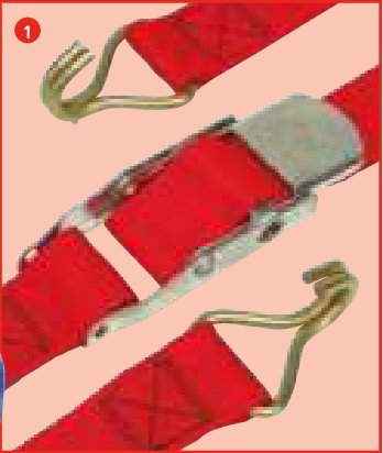 Sangle de chargement avec tendeur Ifor Williams P1046