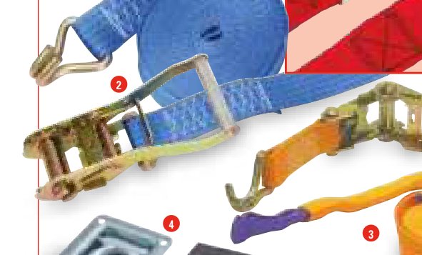 Sangle de fixation de roue Ifor Williams P1042
