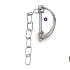 Goupille et chaîne Ifor Williams CP00581
