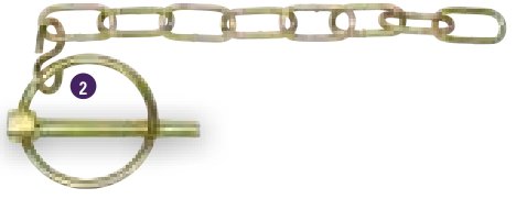 Goupille fendue Ifor Williams P1110/50SS