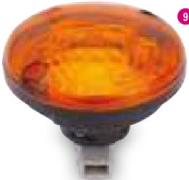 Feu clignotant rond Ifor Williams P1813