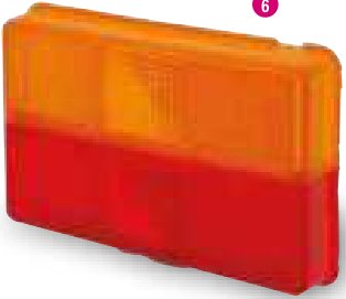 Cabochon de feu arrière combiné Ifor Williams P067831
